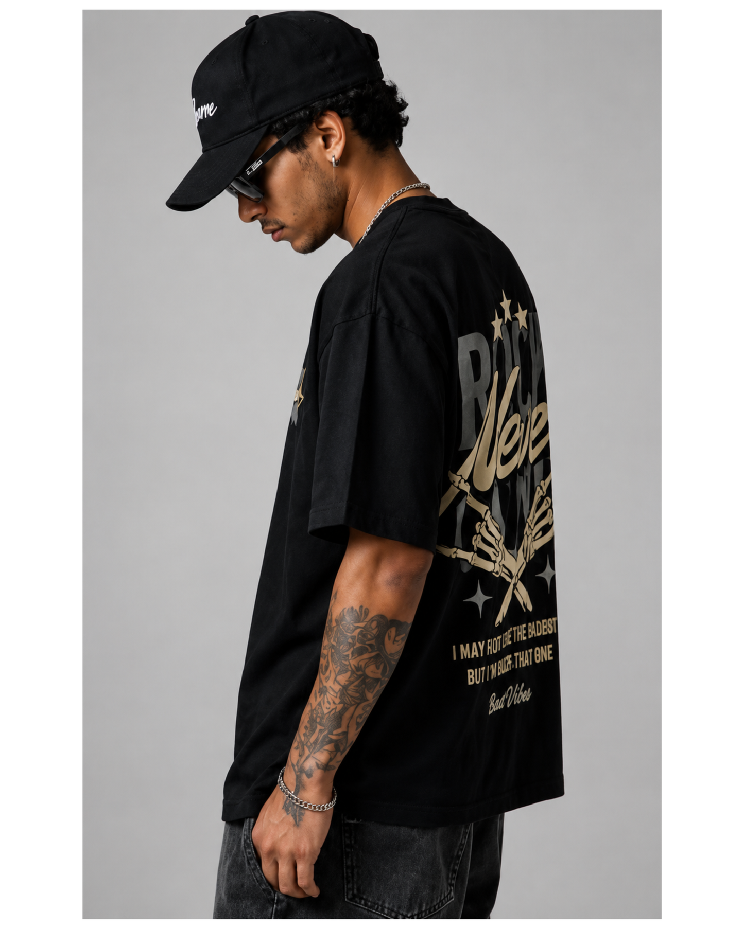 Rock Never None | Oversized Streetwear Tee